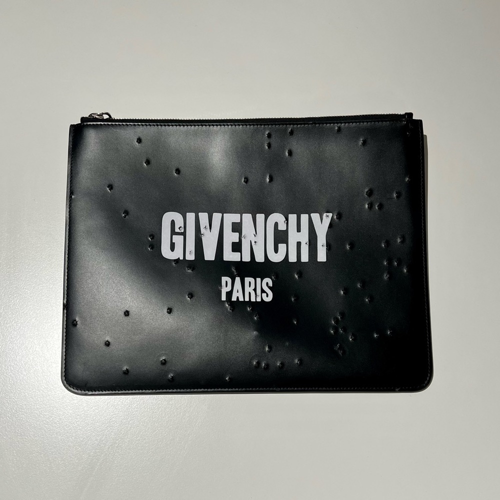 Givenchy Logo Zip Pouch